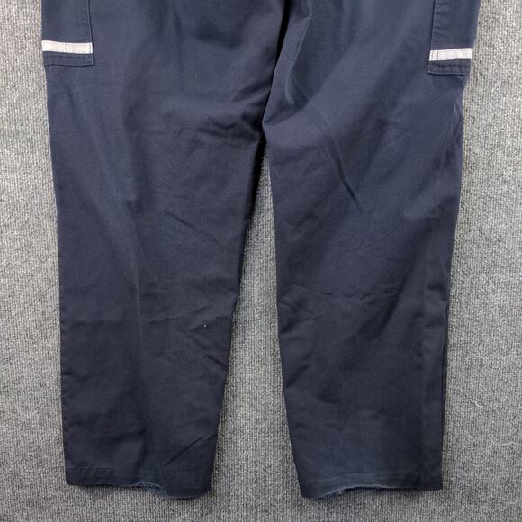 FedEx Stan Herman Reflective Uniform Work Pants Size 36R-32 Blue - Picture 9 of 13